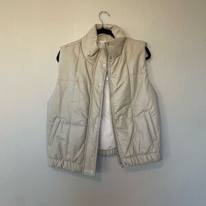 12th Tribe Pleather Puffer Vest